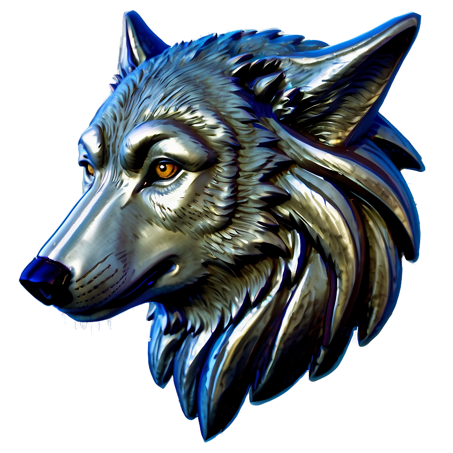 Engraved Wolf Head Symbol Png 71