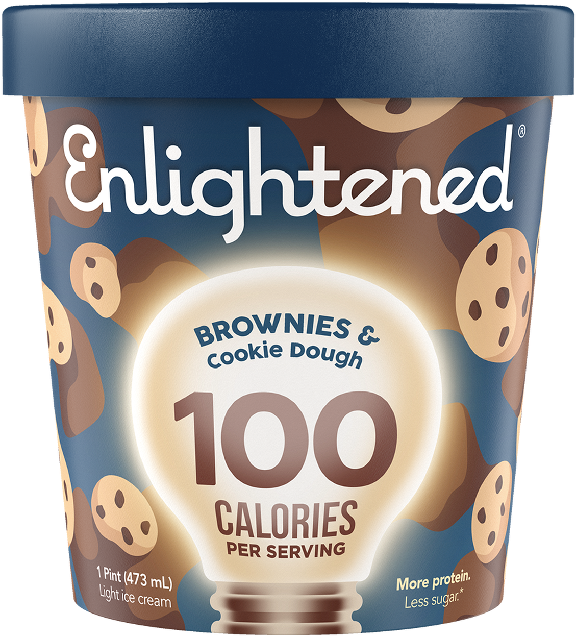 Enlightened Brownies Cookie Dough Ice Cream