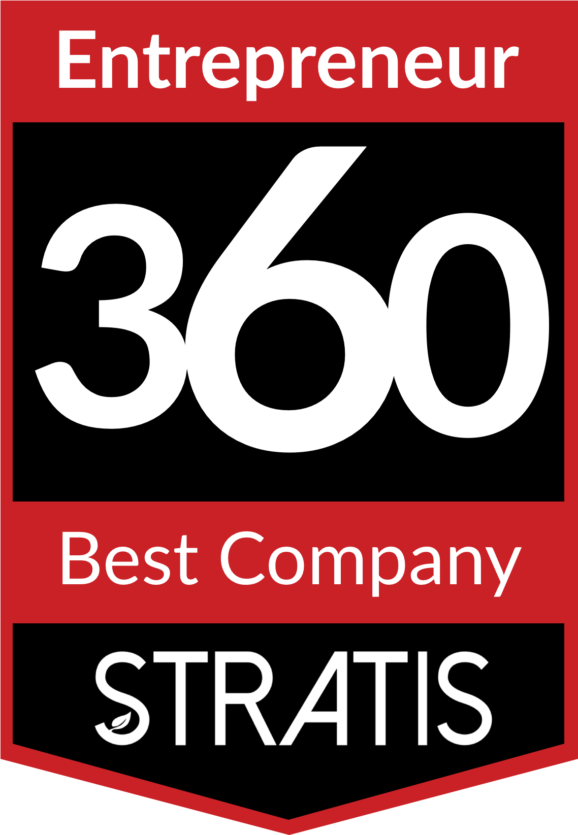 Entrepreneur360 Best Company Award S T R A T I S