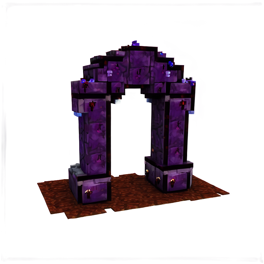 Epic Nether Portal Construction Png 10