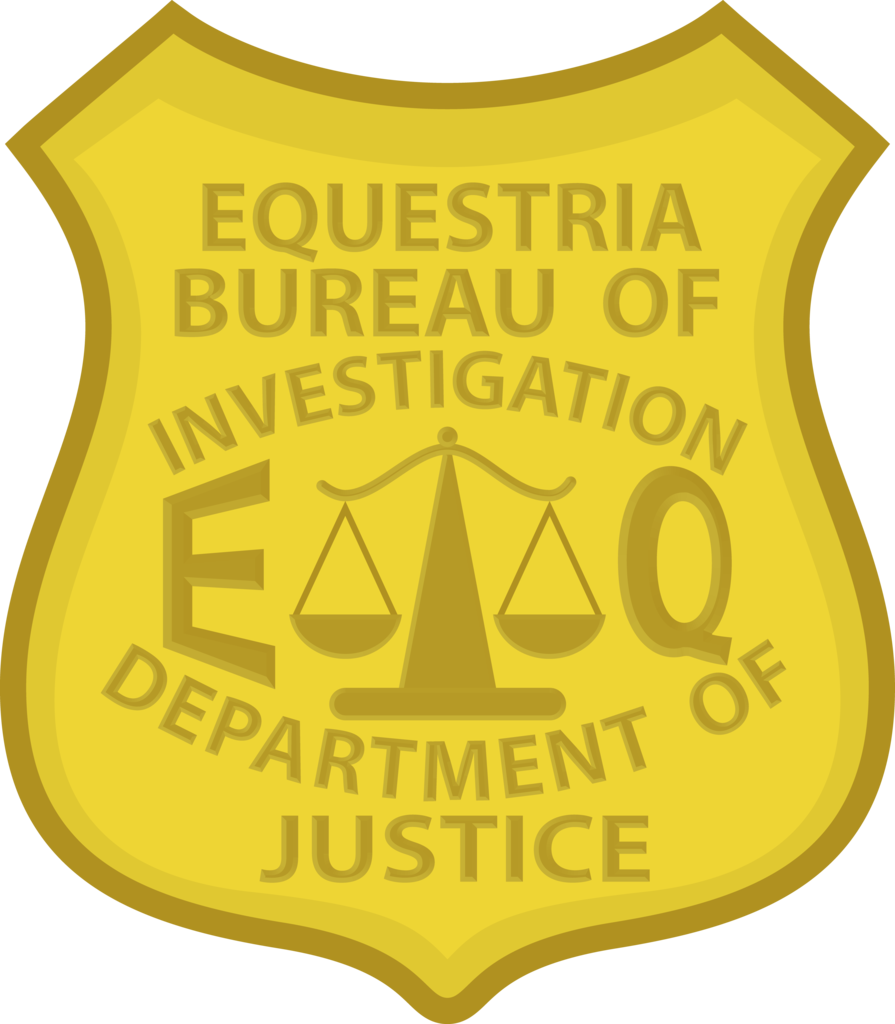 Equestria Bureauof Investigation Badge