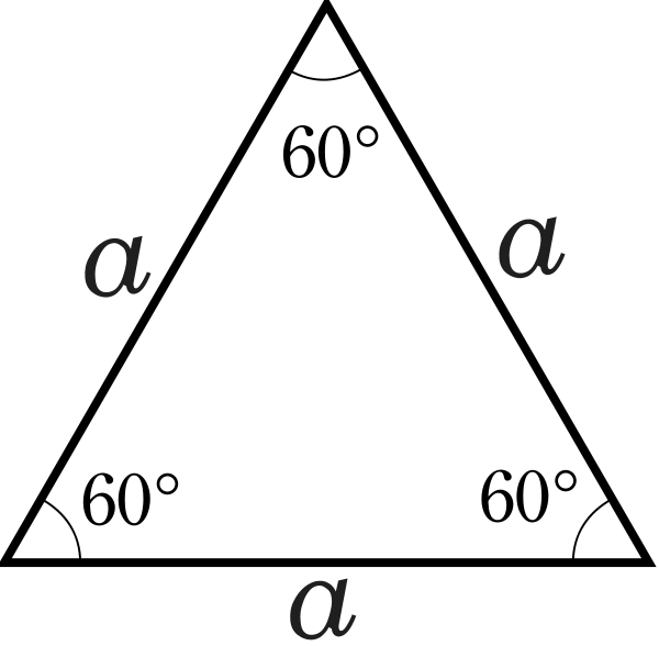 Equilateral Triangle60 Degrees