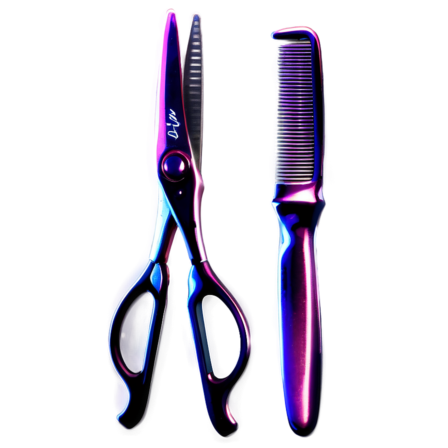 Ergonomic Barber Scissors Png Vty