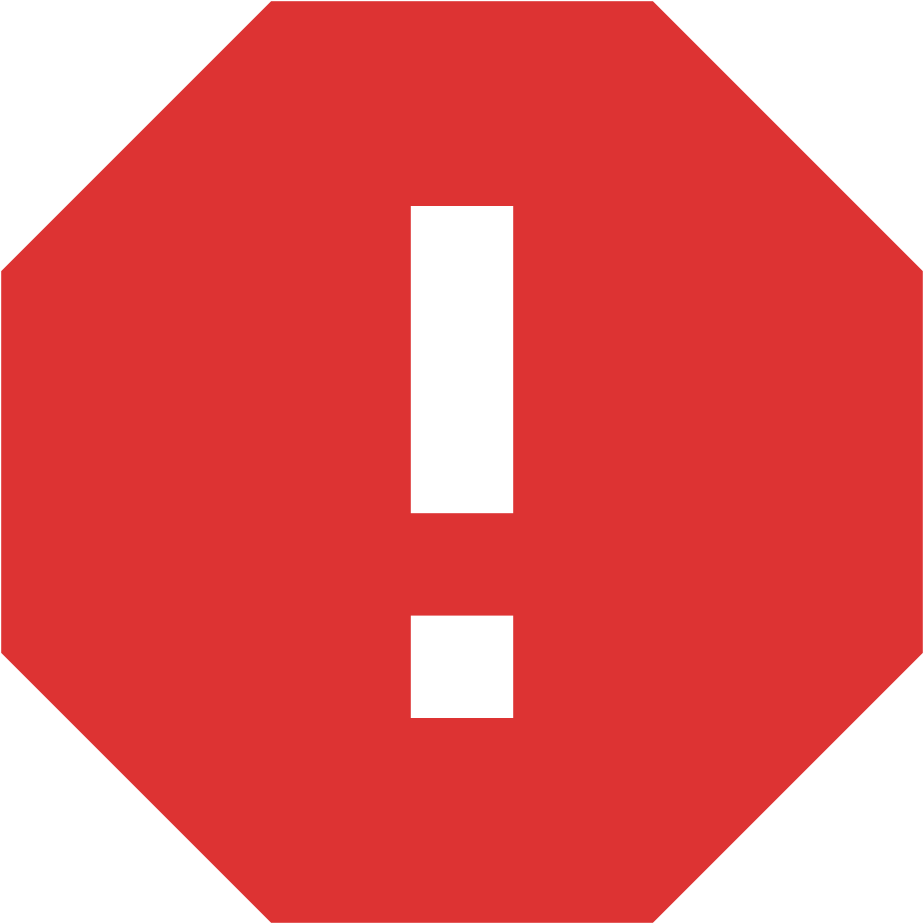 Error Alert Icon Red Background