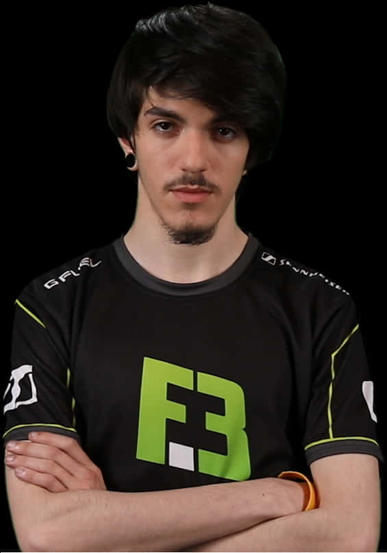 Esports_ Player_in_ F3_ Jersey