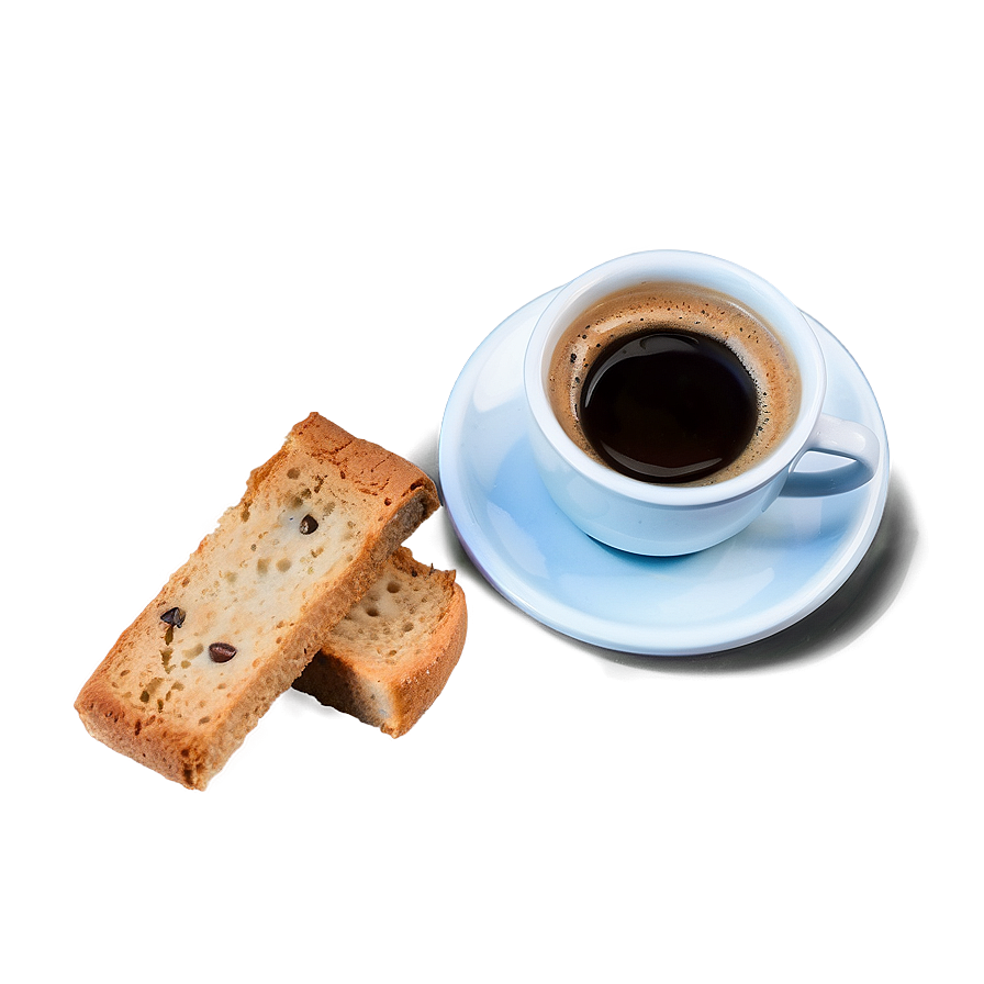 Espresso With Biscotti Png Bws21