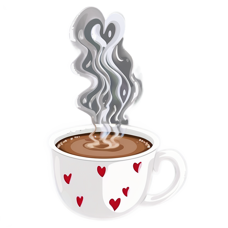 Espresso With Heart Foam Png 06212024