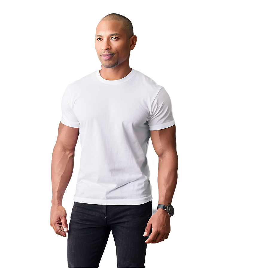 Essential White Cotton T-shirt Png 05252024