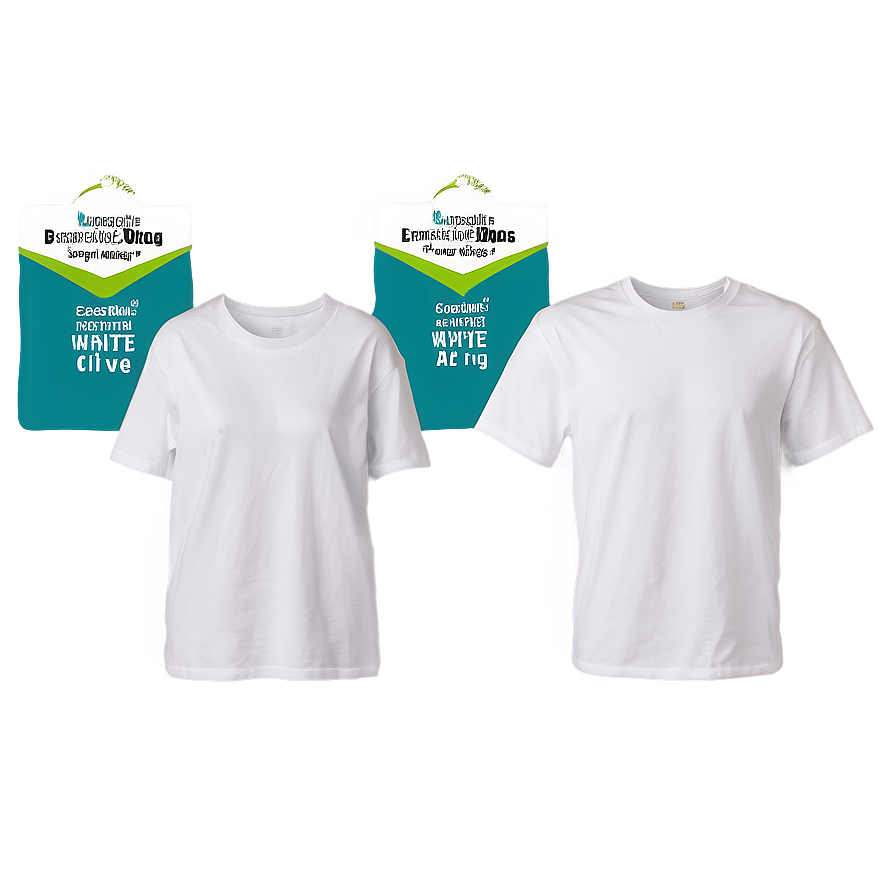 Essential White Cotton T-shirt Png Fpr32