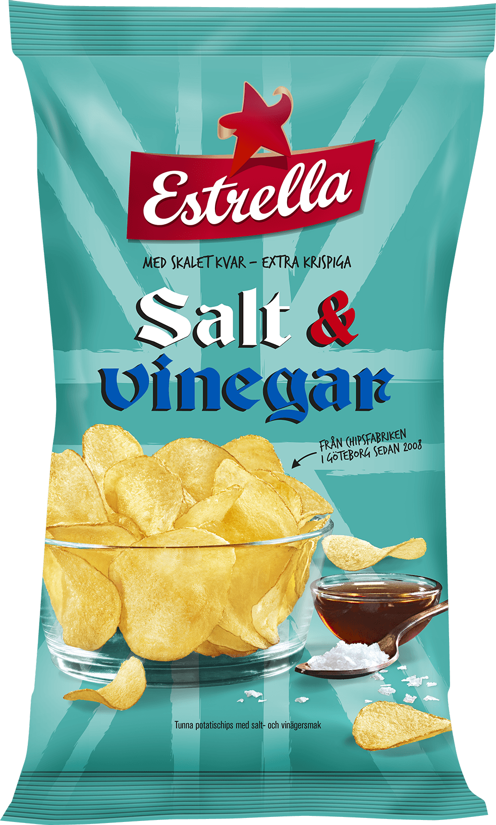 Estrella Saltand Vinegar Chips Package