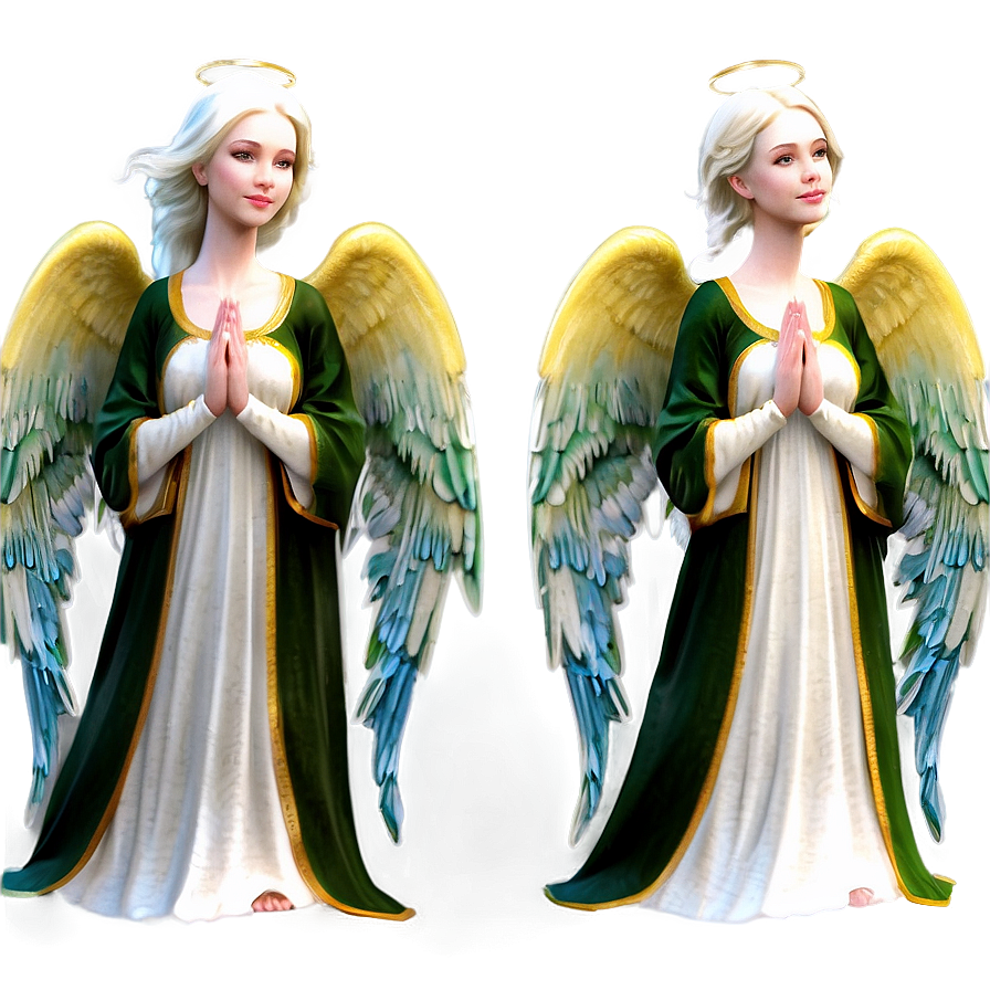 Ethereal Angels Illustration Png Hiv