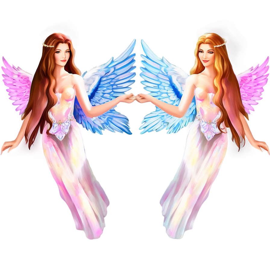 Ethereal Angels Illustration Png Xun