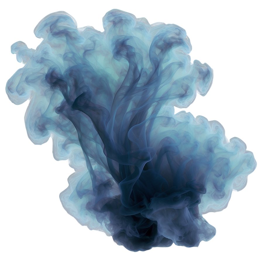 Ethereal Blue Smoke Texture Png 06132024