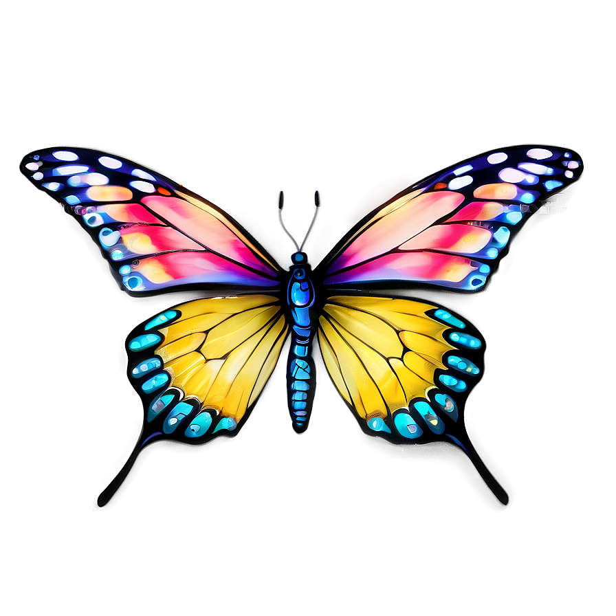 Ethereal Butterfly Glow Png Acr28