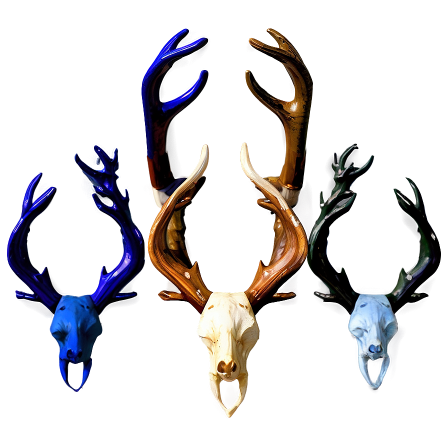 Ethereal Deer Antler Rendering Png 06122024