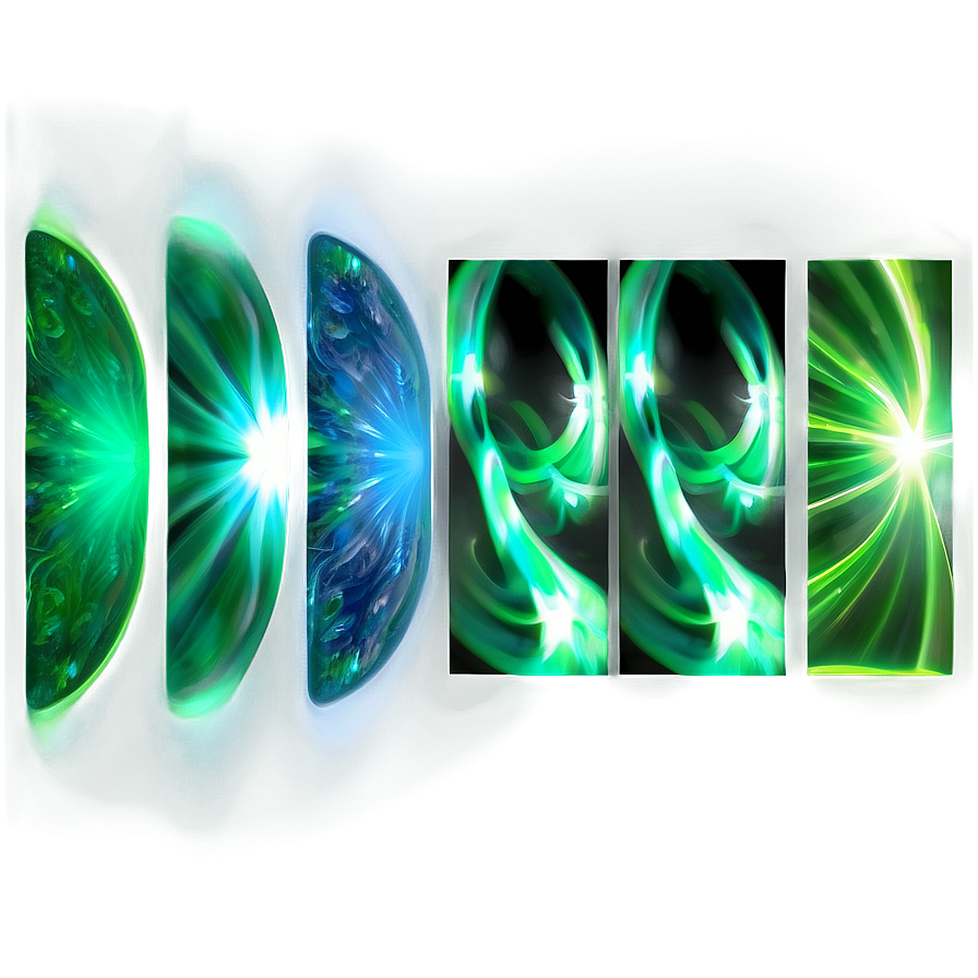 Ethereal Green Glow Png Tdx22