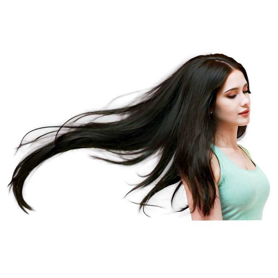 Ethereal Long Hair Png 60