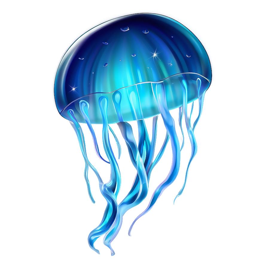 Ethereal Moon Jelly Artwork Png Cpb