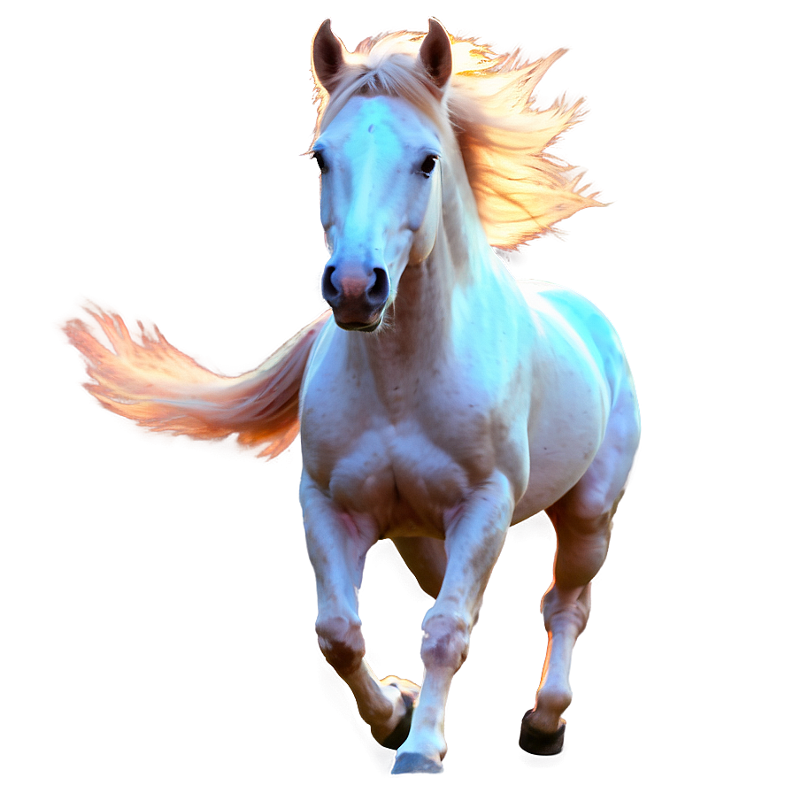 Ethereal Mustang Horse Glow Png Htr