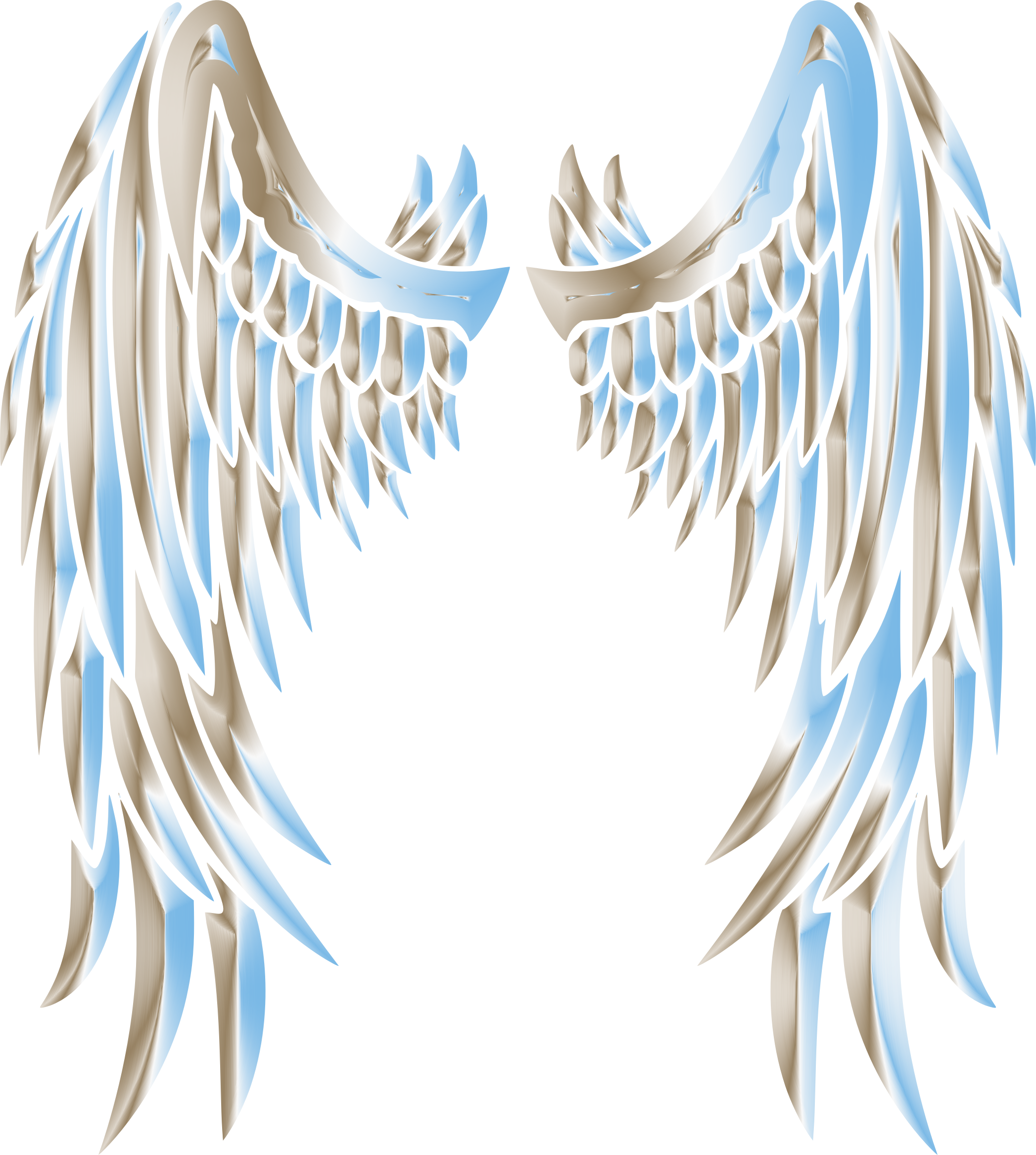 Ethereal Wings Sky Background