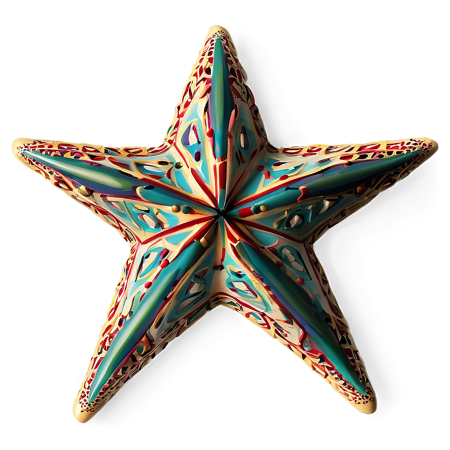 Ethnic Star Pattern Png 17