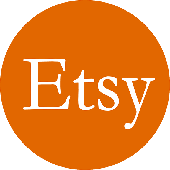 Etsy Logo Orange Background