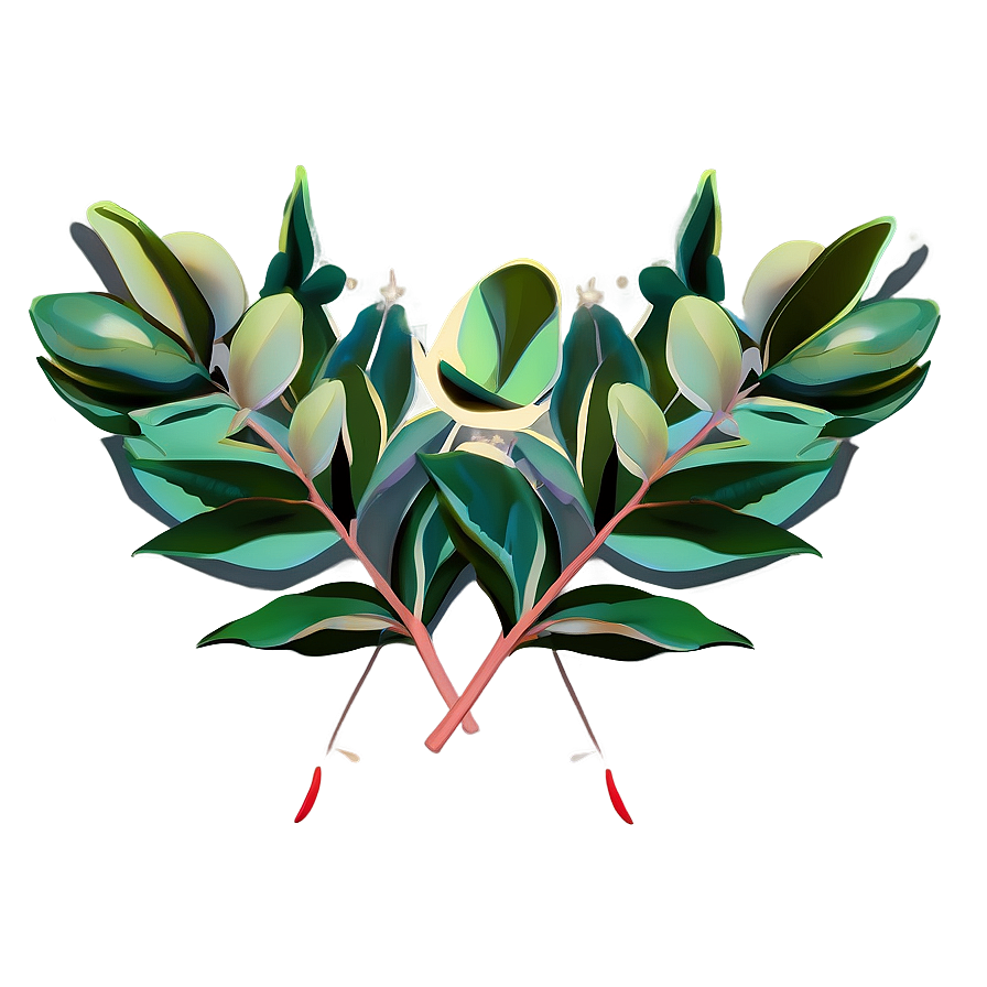 Eucalyptus Leaves Vector Png Skh