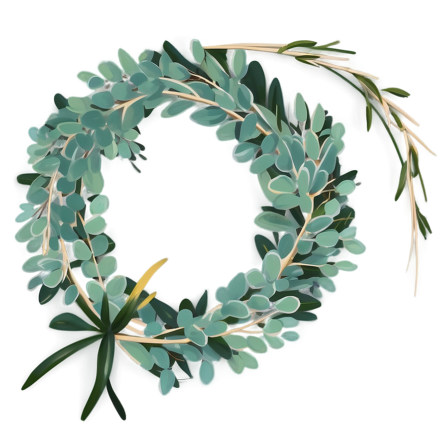 Eucalyptus Wreath Clipart Png Mms