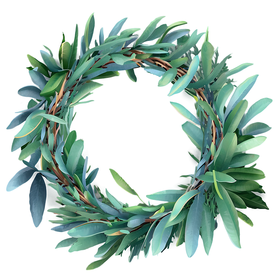 Eucalyptus Wreath Png 9