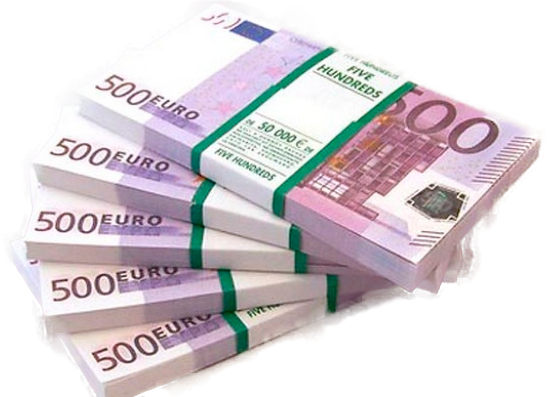 Euro Currency Bundles Stacked