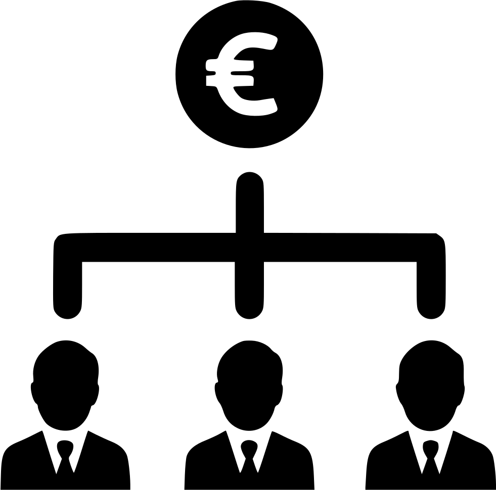 Euro Hierarchy Structure Icon