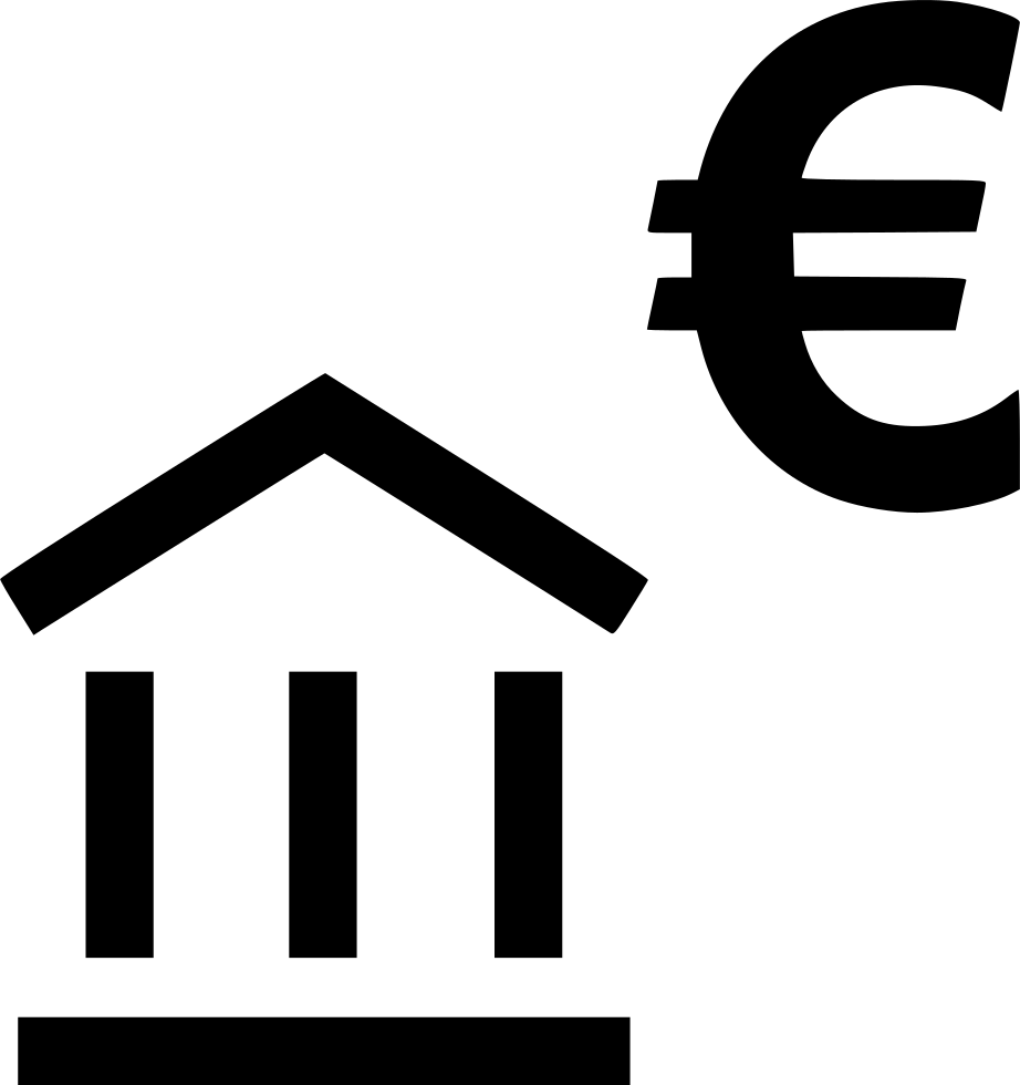 Euro Symboland Bank Icon