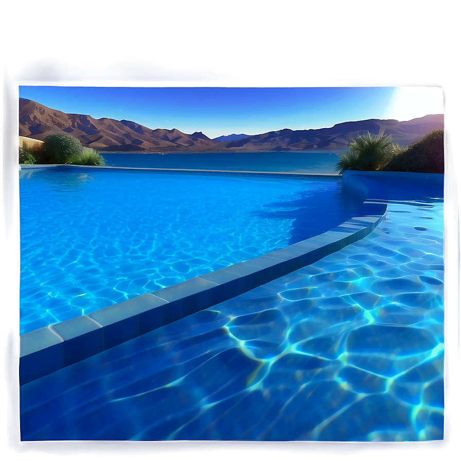 Evening Pool Water Glow Png 94