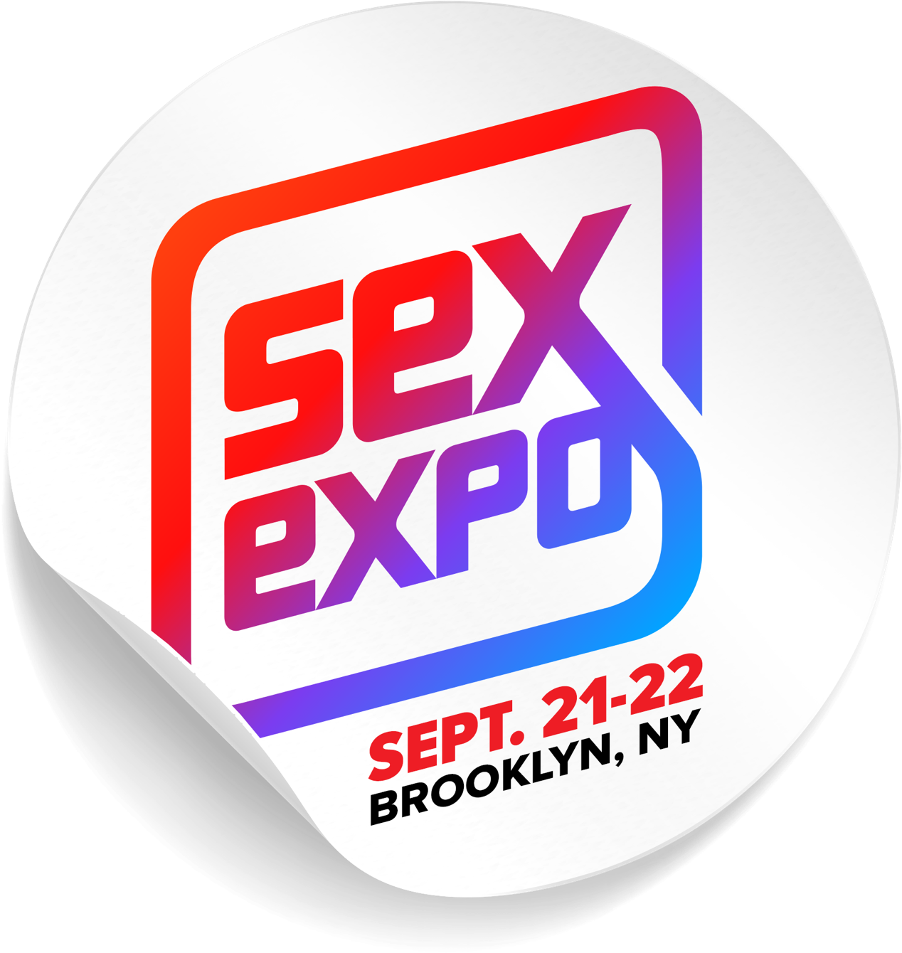 Event Expo Sticker Design Brooklyn