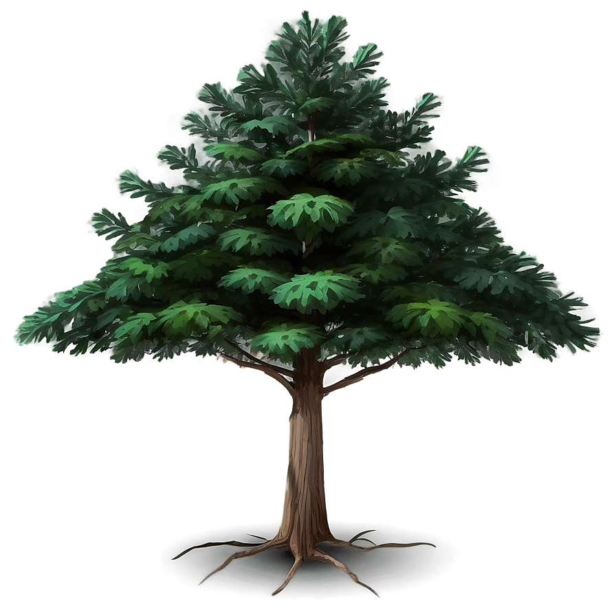 Evergreen Tree Background Png 06212024