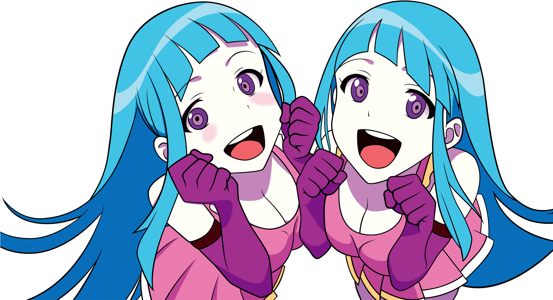 Excited_ Anime_ Twins_ Reaction