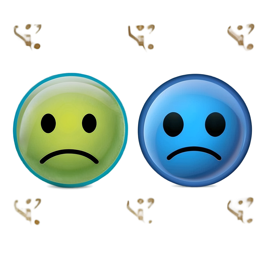 Exclusive Blue Emoji Png Array 06282024