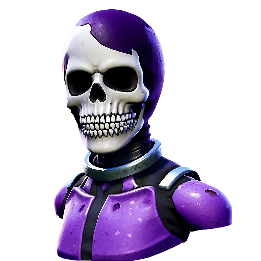 Exclusive Fortnite Purple Skull Trooper Png 97