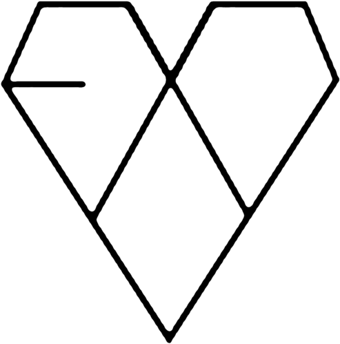 Exo Kpop Group Logo Outline