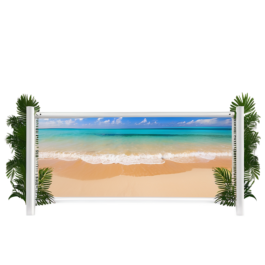 Exotic Beach Border Png Eqo