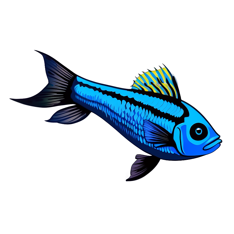 Exotic Fish Silhouette Png 7