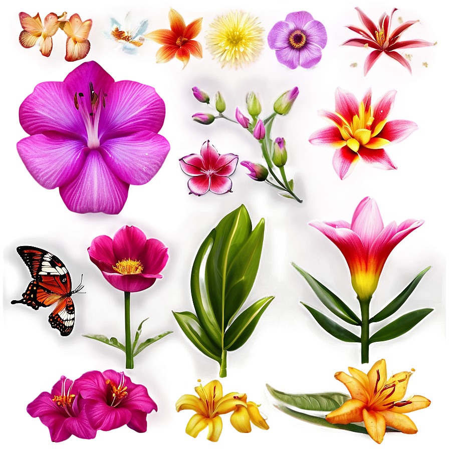 Exotic Flores Collection Png 88