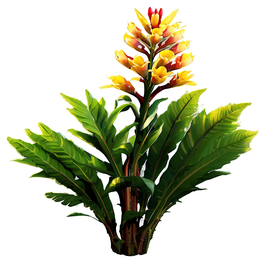 Exotic Flower Bush Png Qpi