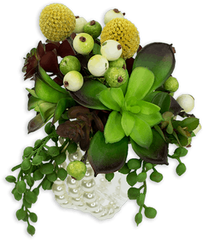 Exotic Green Floral Arrangement