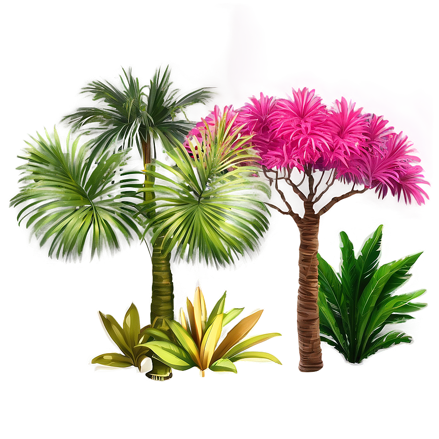 Exotic Jungle Trees Png 53