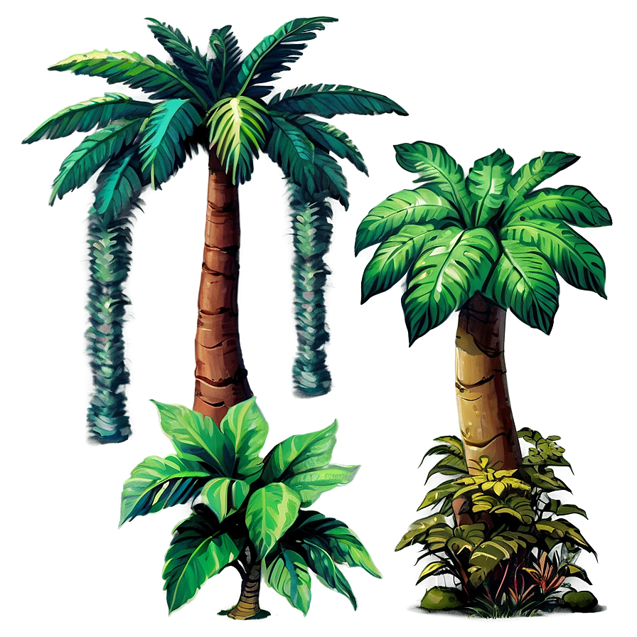 Exotic Jungle Trees Png 76