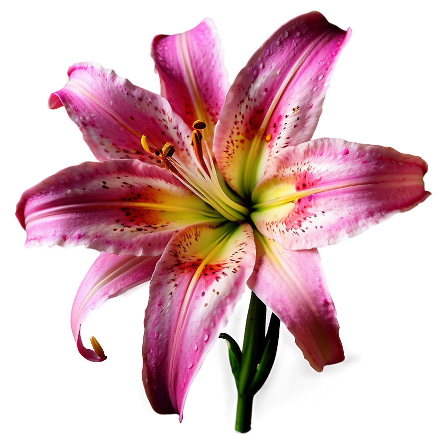 Exotic Lily Flower Png Cgx