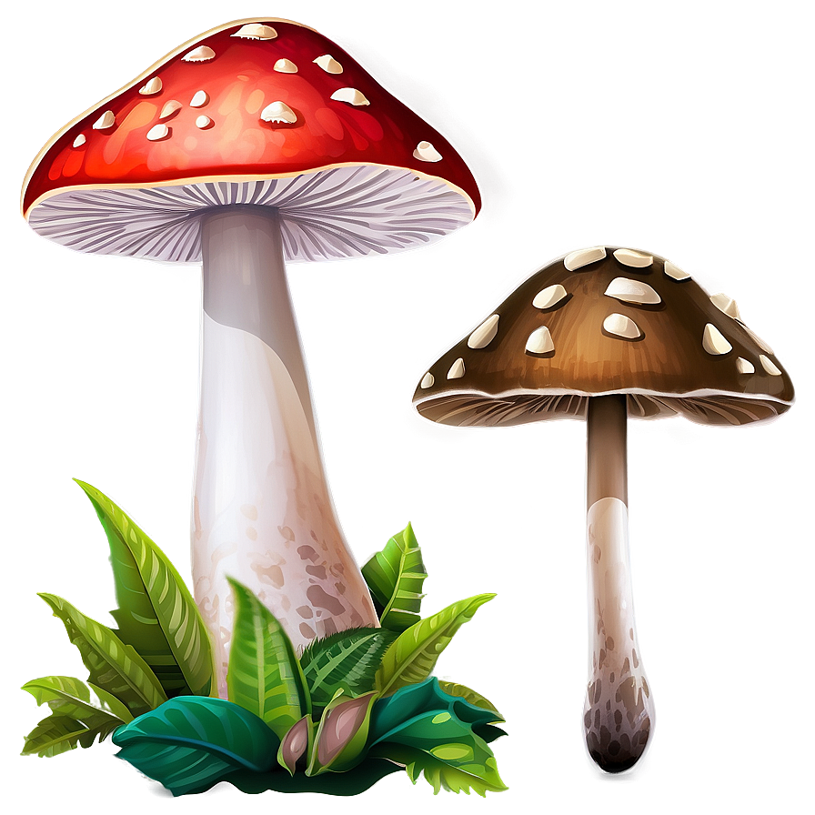 Exotic Mushrooms Png 45