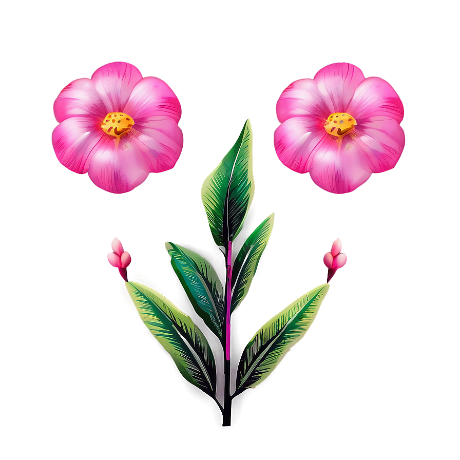 Exotic Pink Flower Illustration Png 05242024