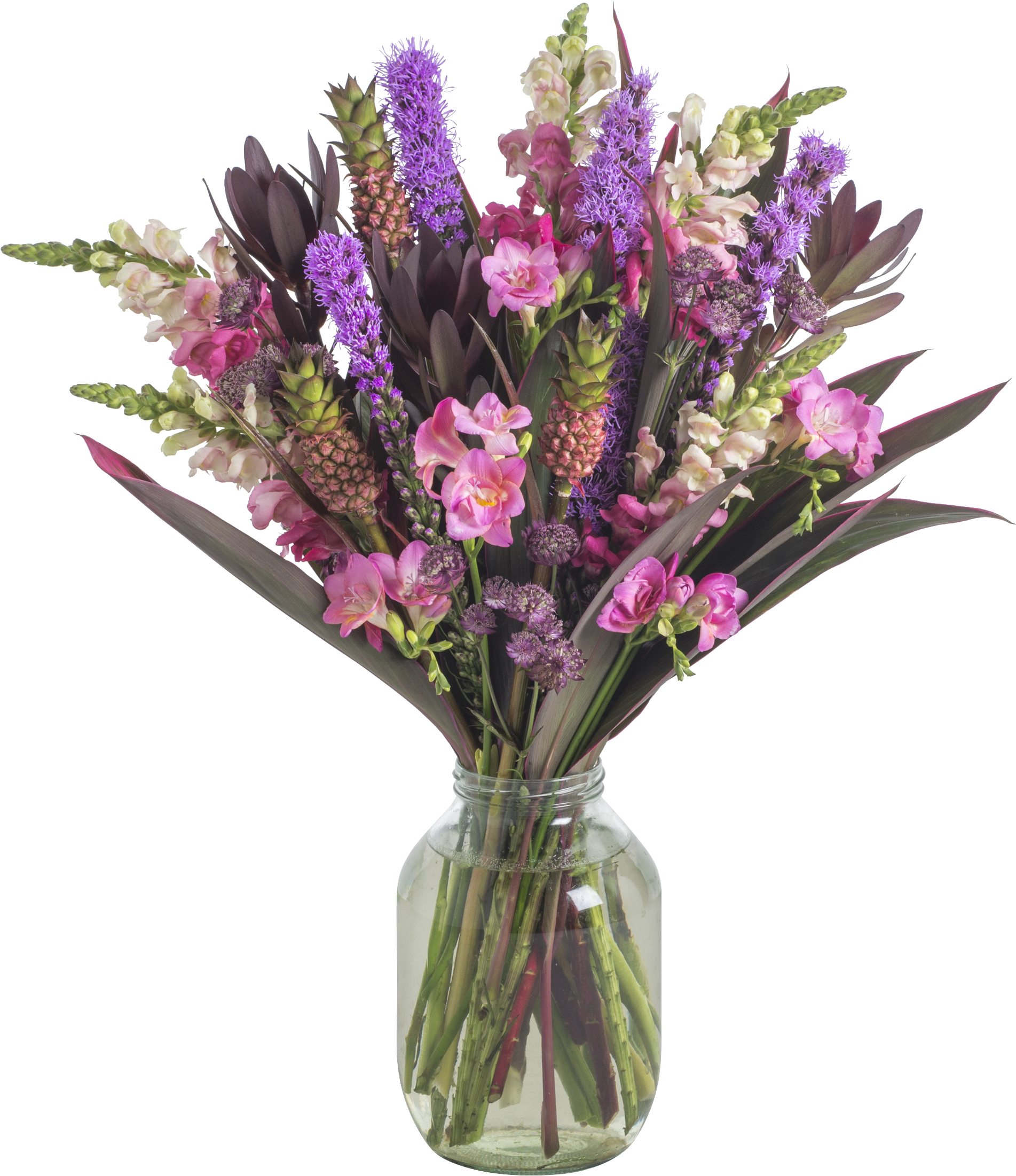 Exotic Purple Floral Arrangement